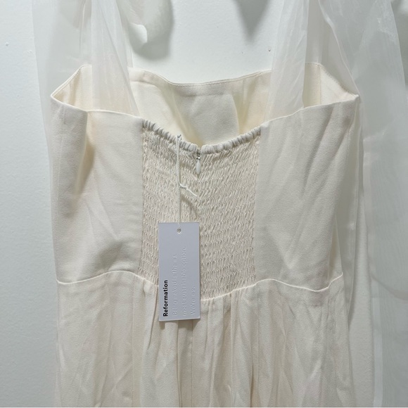 ⚡️⚡️NWT REFORMATION Balsam Dress in Ivory, Size 4 - Picture 10 of 16